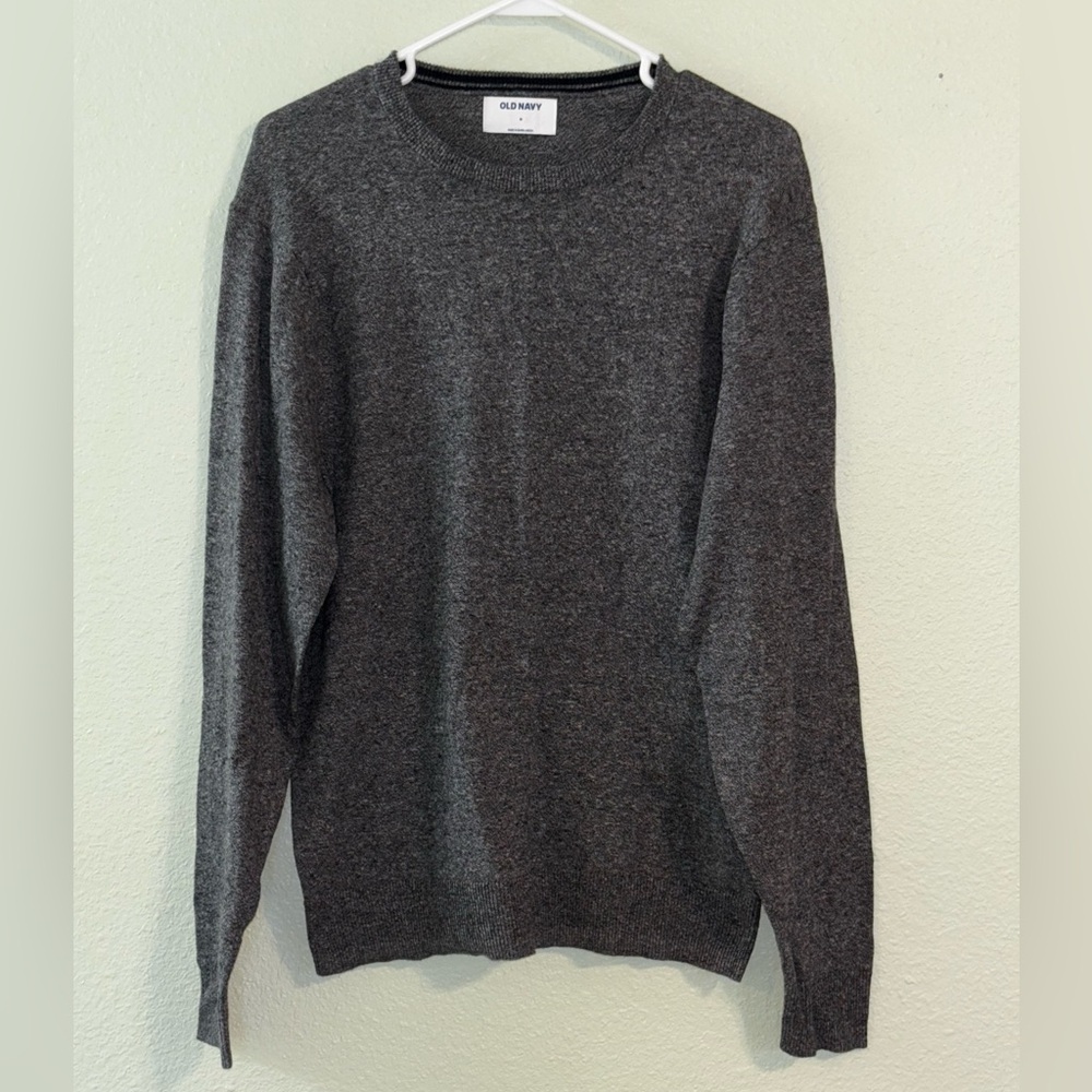 Old Navy Men's Charcoal Crewneck Sweater